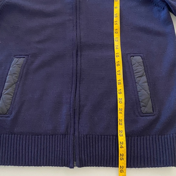 Saint James Dark Blue Zip-Up Cardigan Sweater for Men Size M - Picture 8 of 17